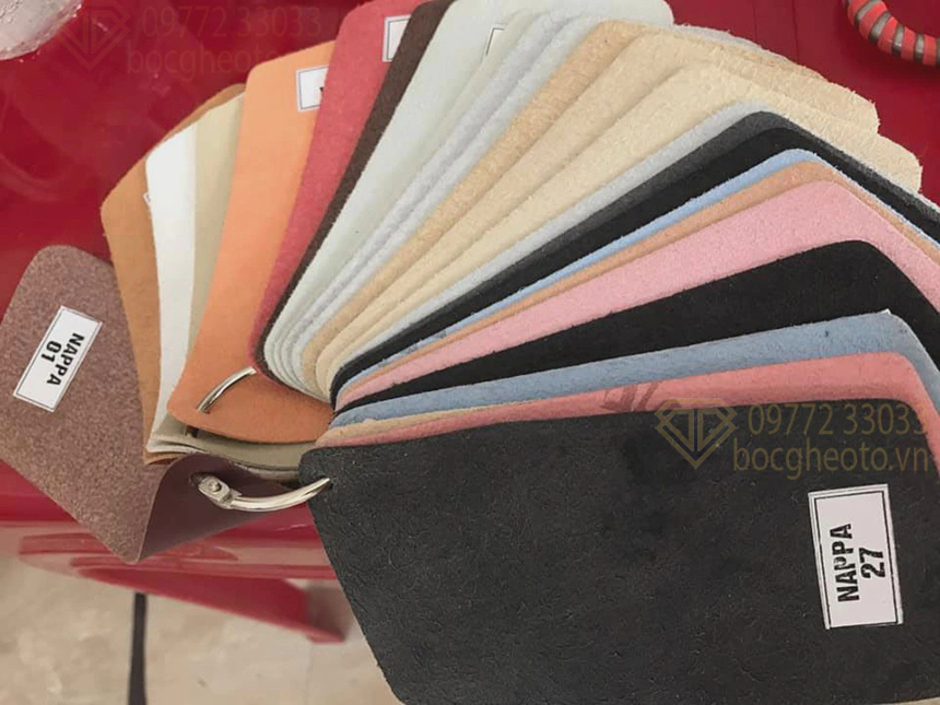 mặt sau da Nappa mặt sau da Nappa