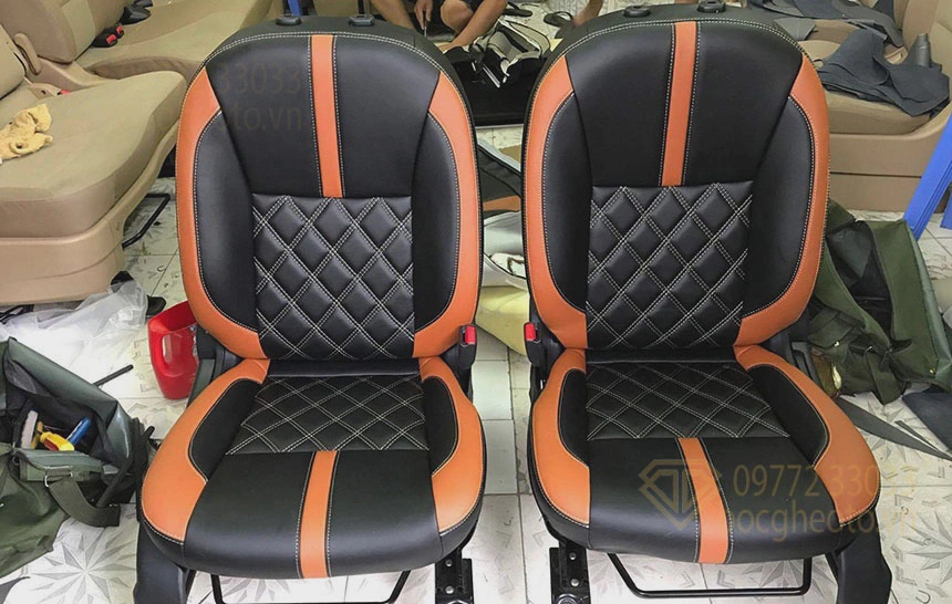 mẫu ghế da oto đẹp